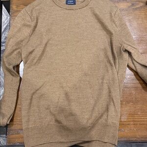 J. Crew Men's Brown Crewneck Sweater - like new size medium